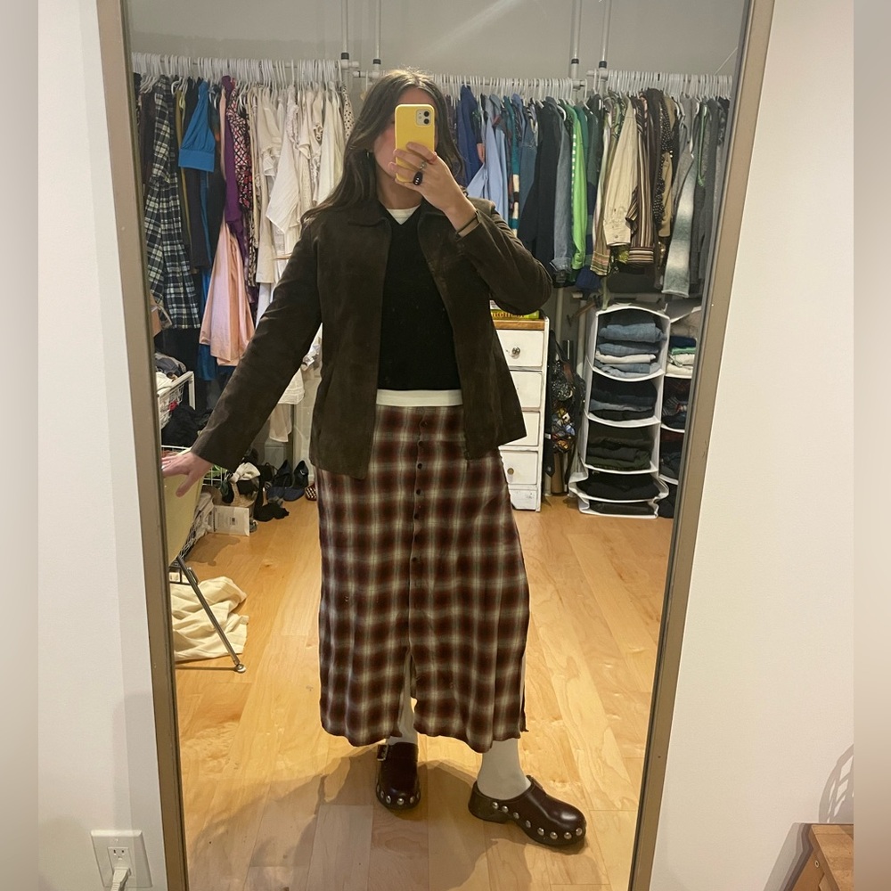 Chocolate Brown Vintage Suede Fairweather Jacket
